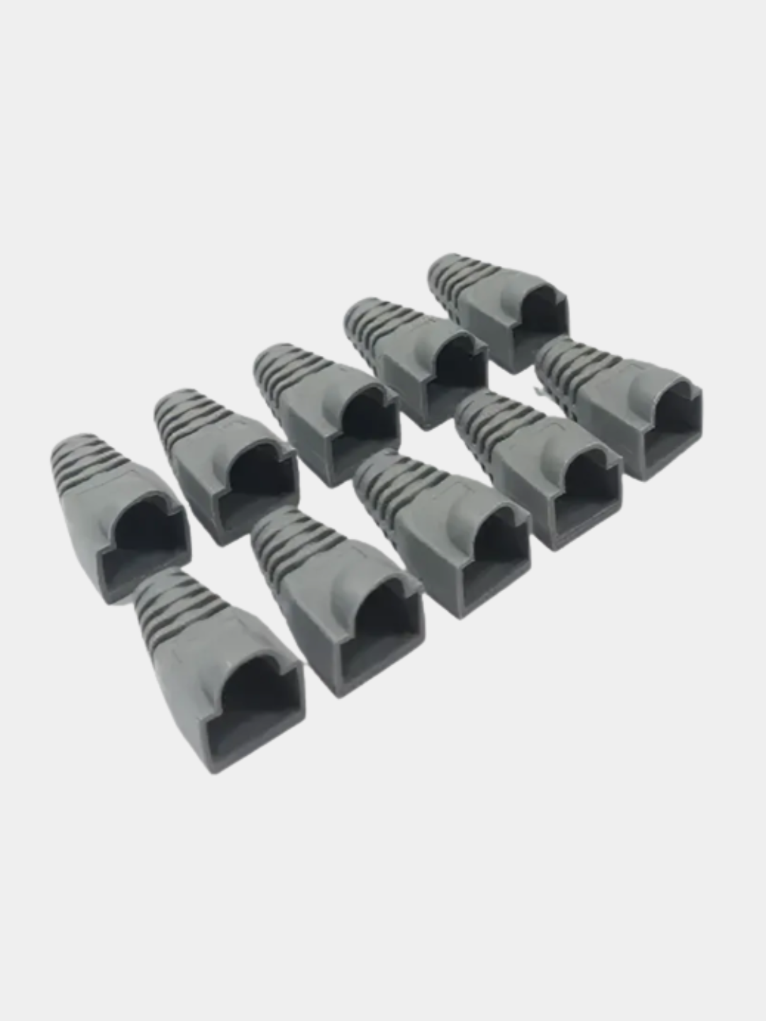 Изолирующий колпачок для коннектора RJ-45, серый, 10 шт rg 45