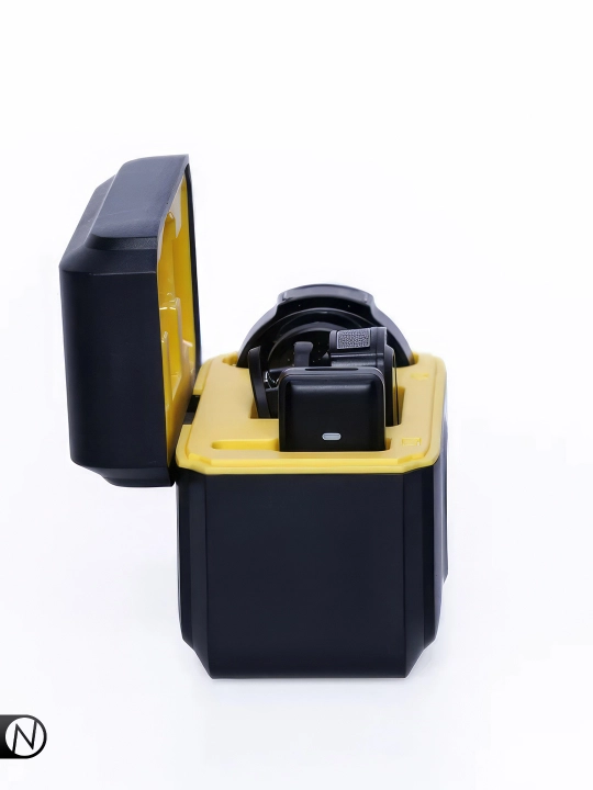 Simsiz petlichkali mikrofon, 2 tasi 1 da, iPhone va Android uchun, Type-C va Lightning