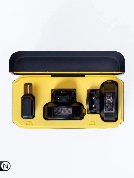 Simsiz petlichkali mikrofon, 2 tasi 1 da, iPhone va Android uchun, Type-C va Lightning