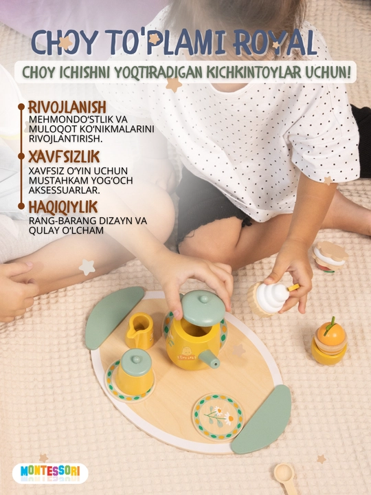 Игрушечная детская кухня Монтессори, кухонный набор игрушечной посуды, развивающая игрушка