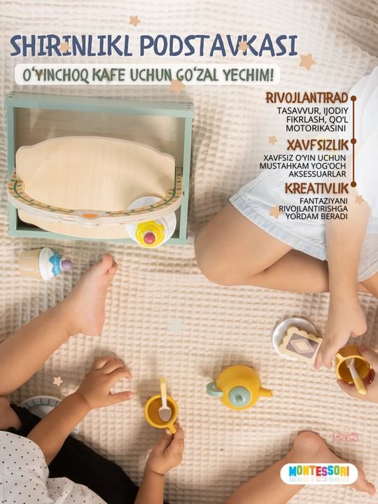 Игрушечная детская кухня Монтессори, кухонный набор игрушечной посуды, развивающая игрушка
