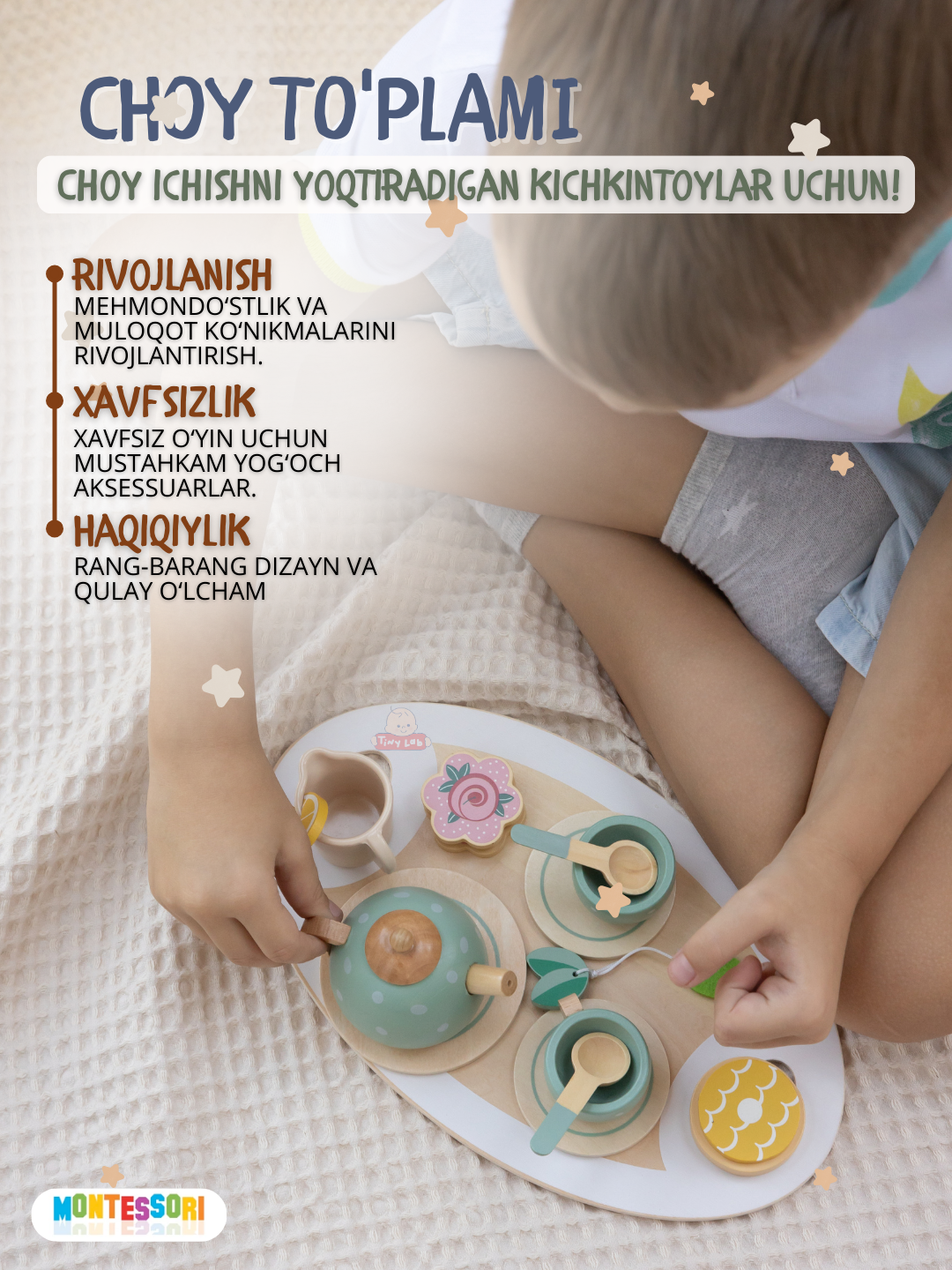 Игрушечная детская кухня Монтессори, кухонный набор игрушечной посуды, развивающая игрушка