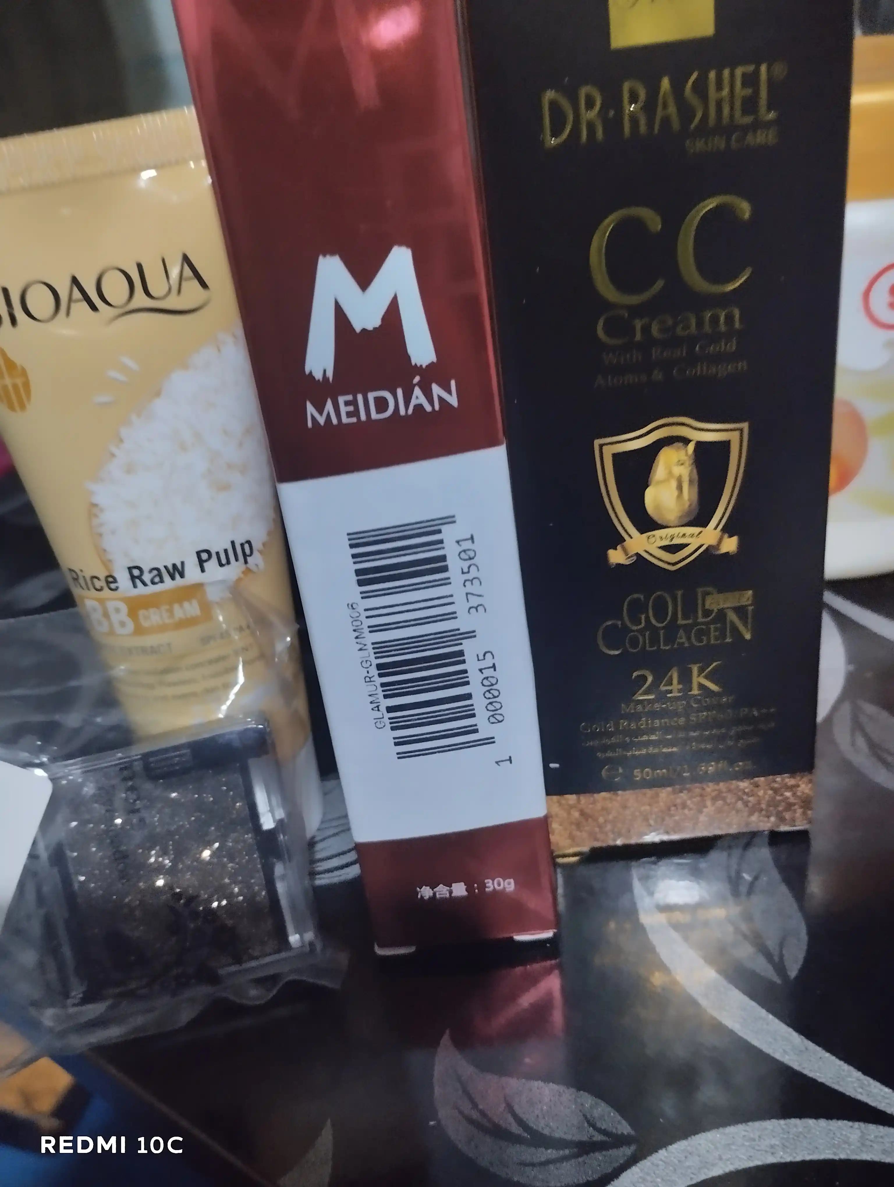 CC tonal kremi makiyaj uchun 24K gold collagen SPF60+, 50 ml