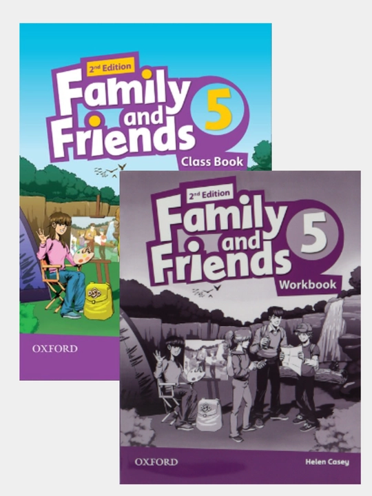 Family and Friends starter 1, 2, 3, 4, 5 части, формат A5