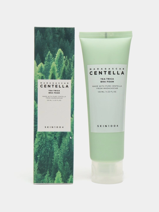 Пенка для умывания с центеллой, Skin1004 мадагаскарская пена Centella Ampoule, 125 мл - 