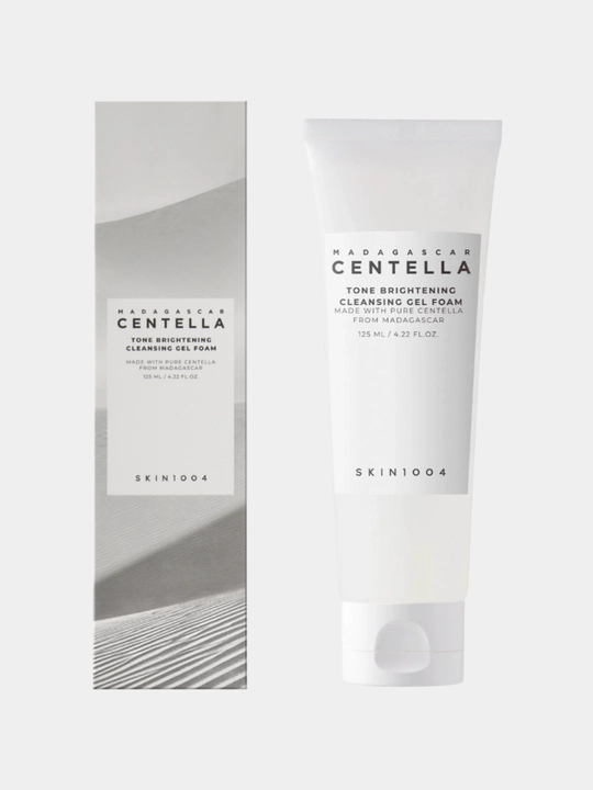 Пенка для умывания с центеллой, Skin1004 мадагаскарская пена Centella Ampoule, 125 мл - 