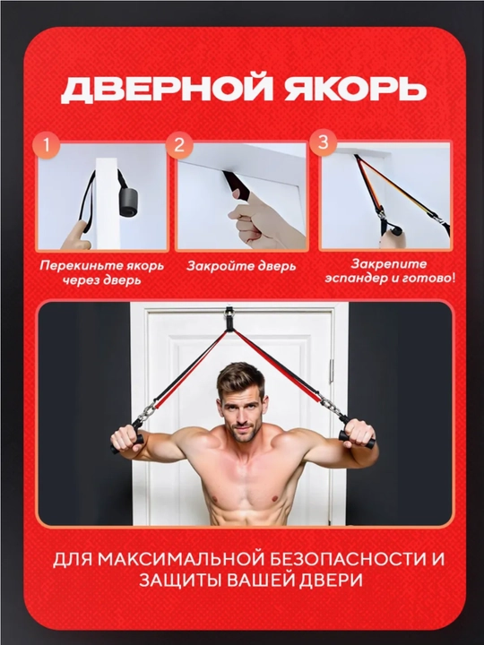 Набор трубчатых эспандеров, резинка для фитнеса, для тренировок