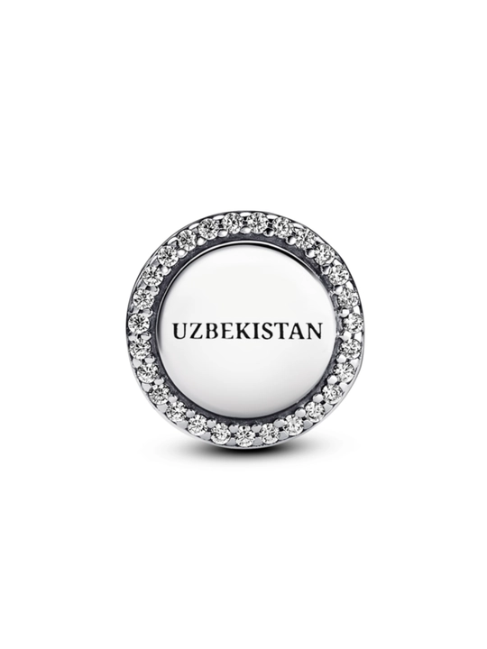 PANDORA “O‘zbekiston” sharmi, 925 kumush, emal va kubik sirkoniy, 792016CZ