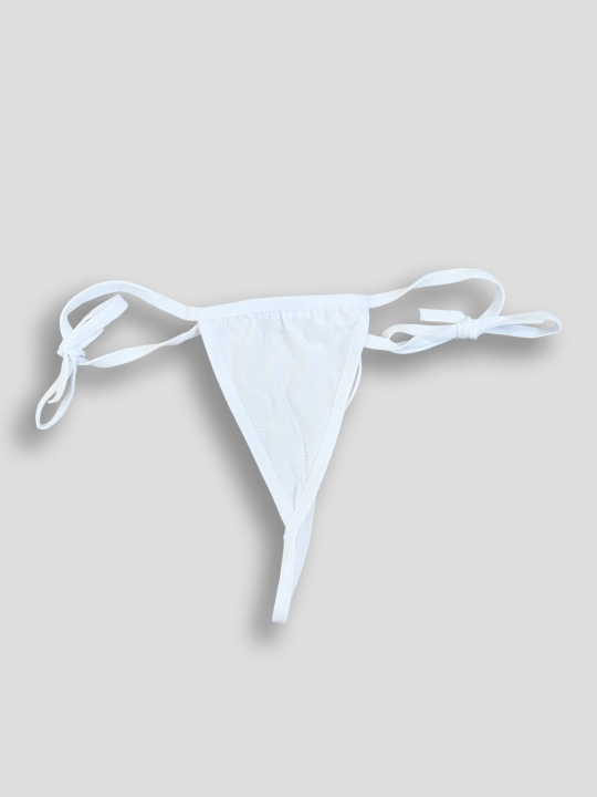 Ayollar stringi, yon tomoni bog‘ichli, 100% paxta, paxtali va elastik, stringi, XB