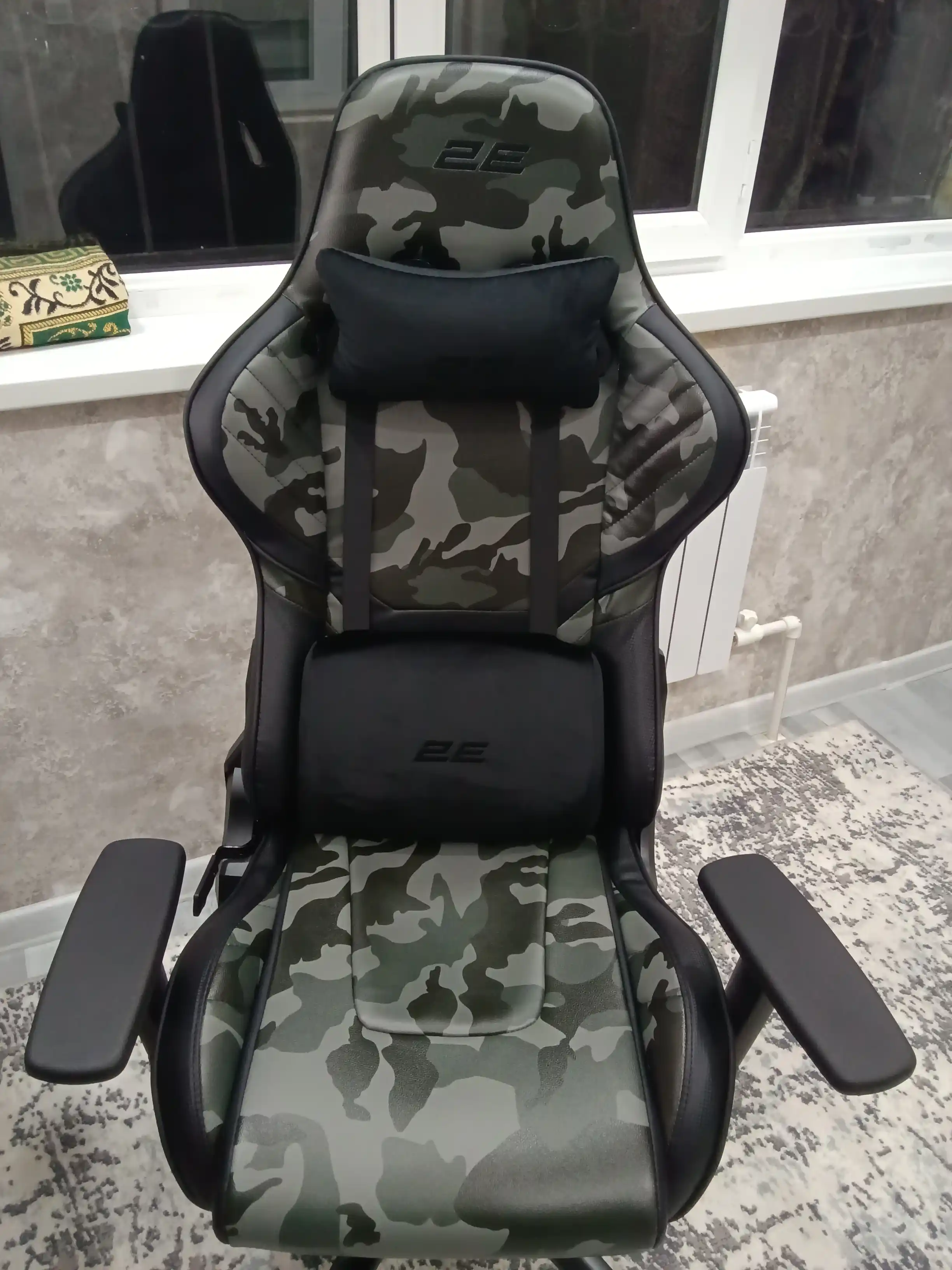 Игровое компьютерное кресло 2E Gaming HIBAGON II 2E-GC-HIB-BK