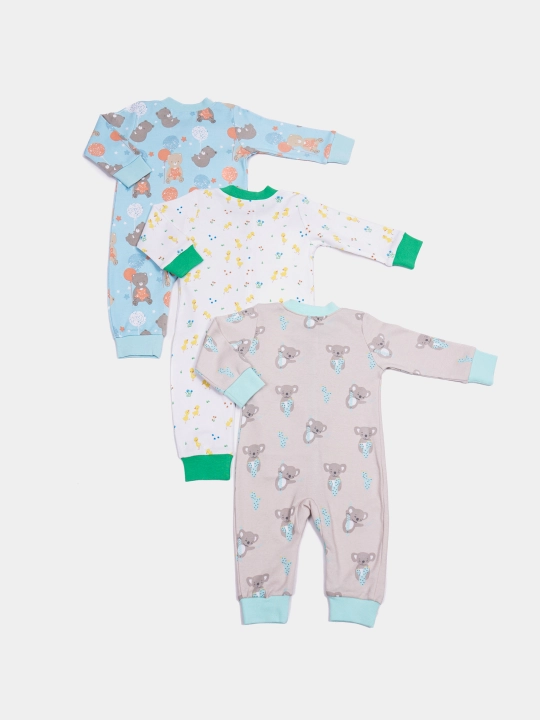 Комбинезоны для детей, PremierKids, 3 шт, 100% хлопок