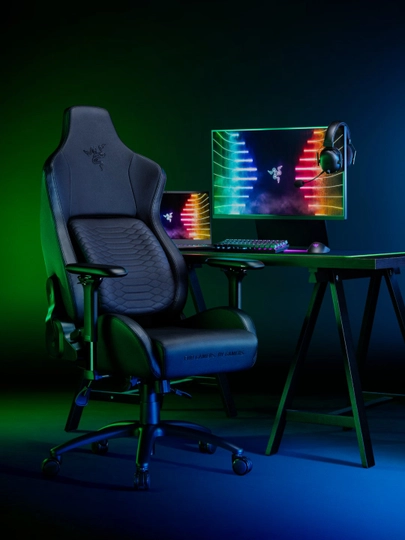 Игровое кресло Razer Iskur Black RZ38-02770200-R3G1 — RAZEROF-ISKUR-ЧЕРН-iskur