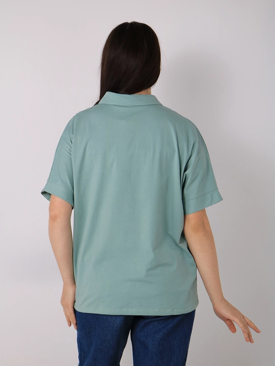 Ayollar uchun kattaroq hajmli paxta kofta, XXL-XXXL