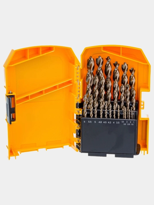 Набор кобальтовых сверл по металлу DeWalt "COBALT INDUSTRIAL" 1-13мм 29 шт DT4957-QZ