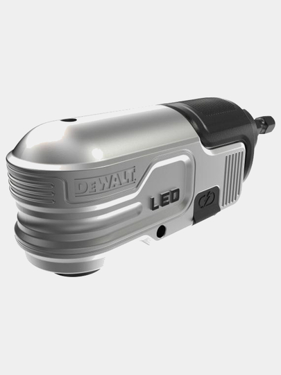 To'g'ri burchakli LED biriktirma DeWALT 1/4" DTLRA-QZ