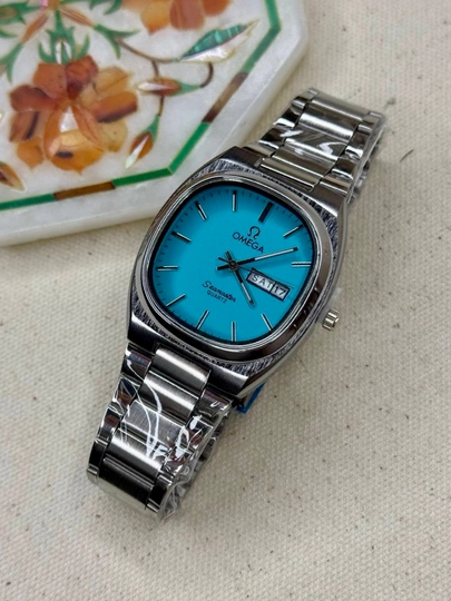 Мужские часы Omega Seomaster для любого образа — VINTAG1-110W028-БИРЮЗ