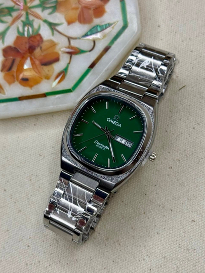 Мужские часы Omega Seomaster для любого образа — VINTAG1-110W028-ЗЕЛЕН