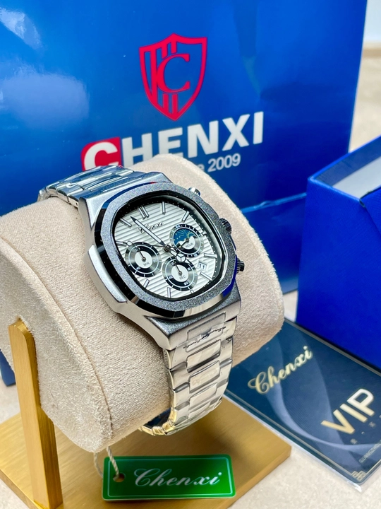 Мужские наручные часы Chenxi, кварцевый механизм