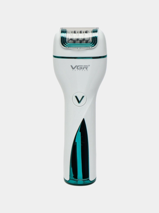 Epilyator ayollar uchun VGR 3v1, simsiz trimmer va tovon tozalagich, pemsa, epelyator