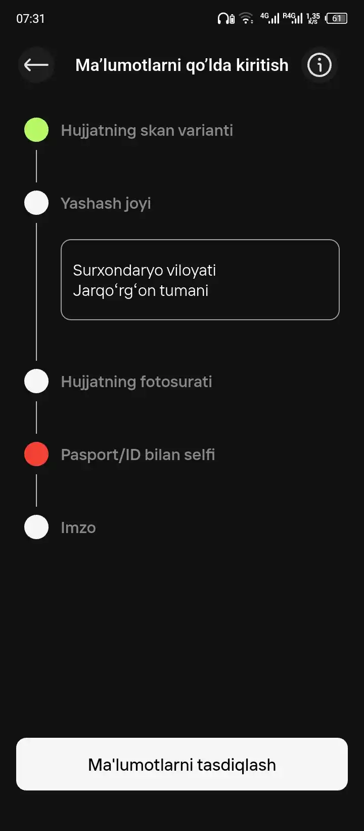 OQ SIM-kartasi, mustaqil ro‘yxatdan o‘tish va tezkor ulanish