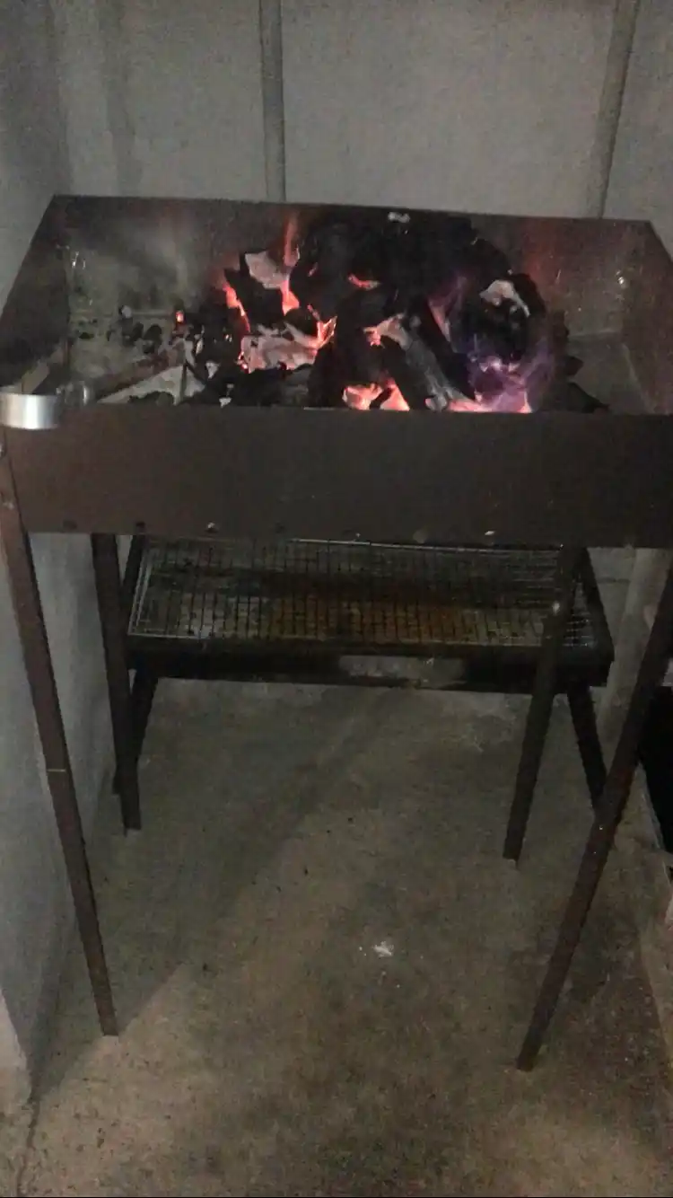 Mangal yig'iladigan BoyScout, baland, sixsiz, 50 * 30 * 85 sm