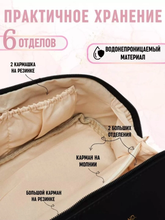 Косметичка, органайзер для косметики, для женщин и девочек
