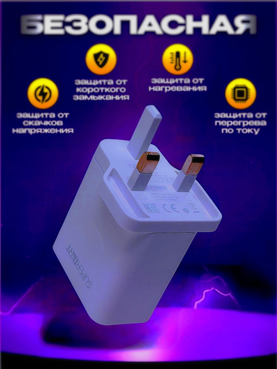 Зарядное устройство для телефона Realme GaN 65W