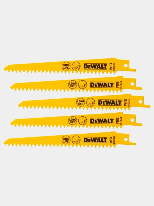 Pistonli arra uchun drywall arra pichog'i DeWALT S628DF 5 dona DT2356-QZ