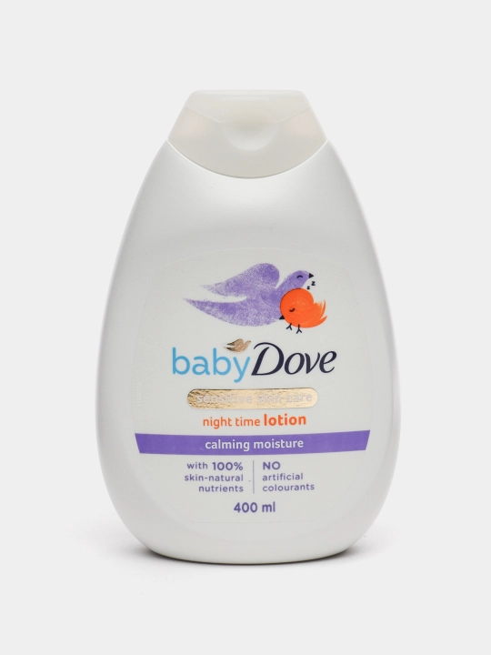 Детский ночной лосьон, Baby Dove, Успокаивающее Увлажнение, 400 мл - 