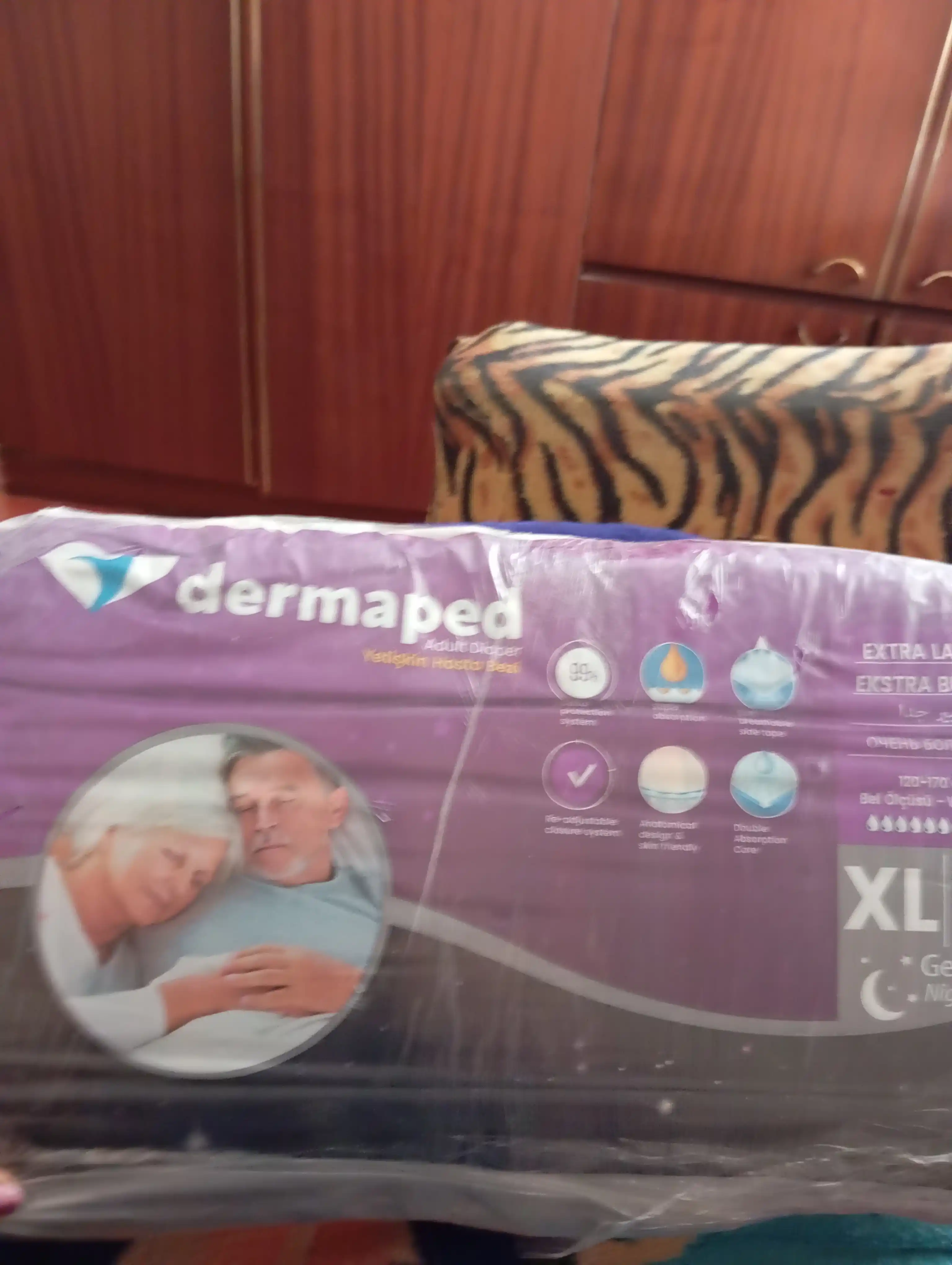 Подгузники для взрослых "Dermaped Premium" S, M, X, L, XL, 30 штук