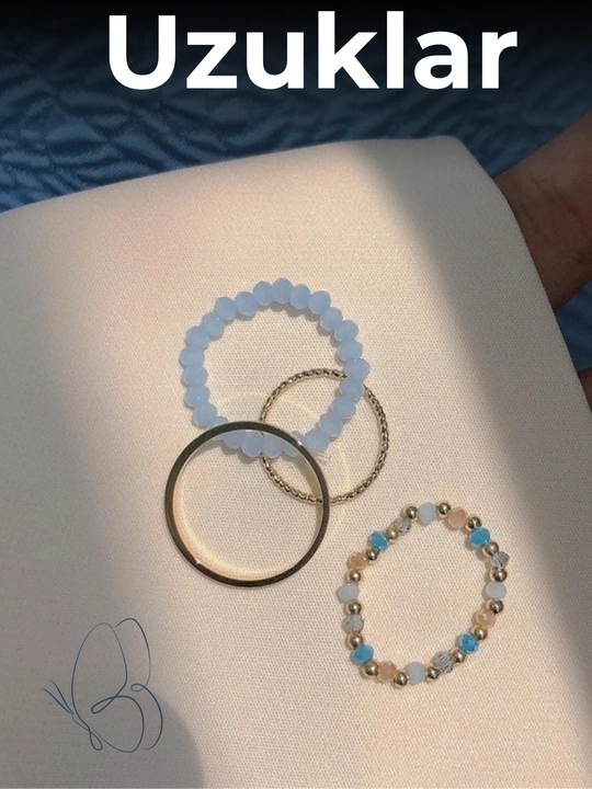 “Graceful Beads”, ayollar to'plam uzuklari, 4 dona