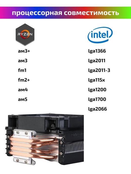 Zalman CPU sovutgichi CNPS10X OPTIMA II BLACK RGB