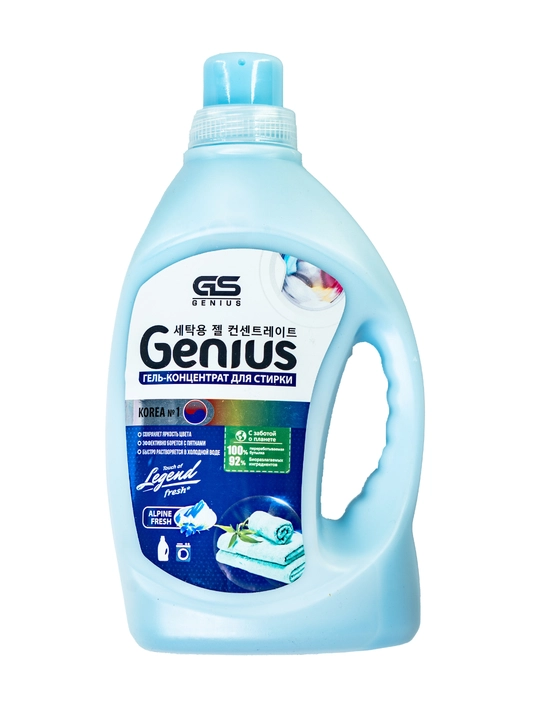 Гель для стирки Genius, 2.2 л, cиний - 