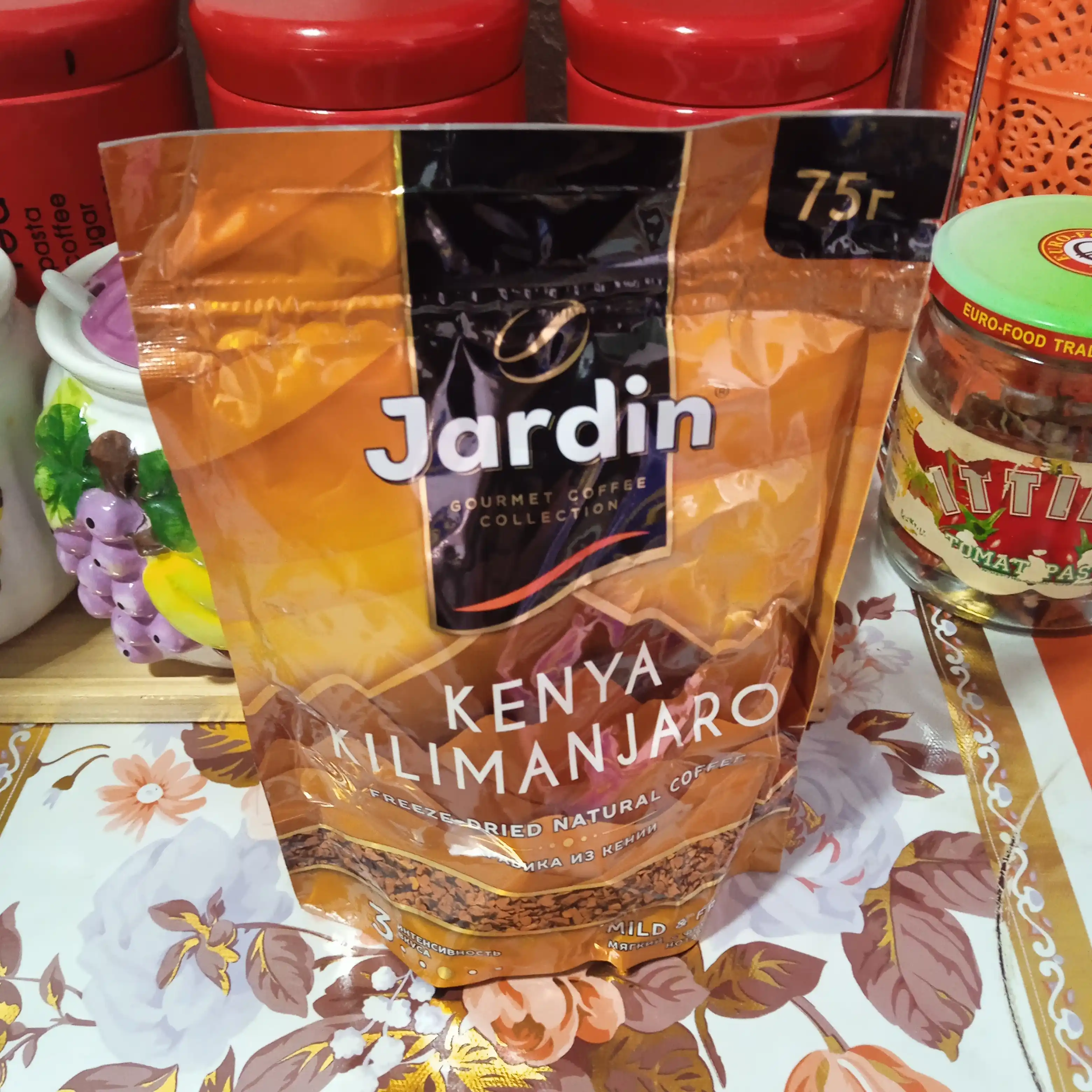 Sublimatsiya qilingan qahva Jardin Kenya Kilimanjaro, 75 g