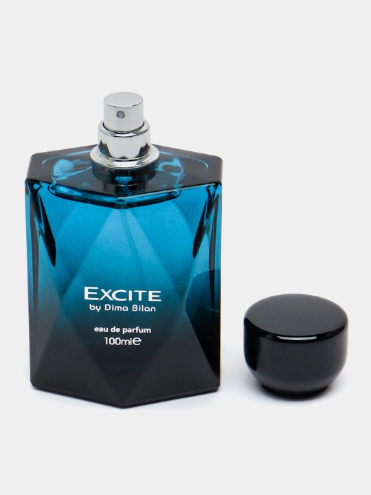 Parfyumlangan suv EXCITE, erkaklar uchun atir, sovg'a uchun, EXCITY by Dima Bilan 75 ml