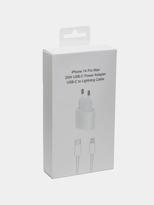 IPhone zaryadlovchi, Type-C Blok, PD, Type-C/Lightning Cable, 25W