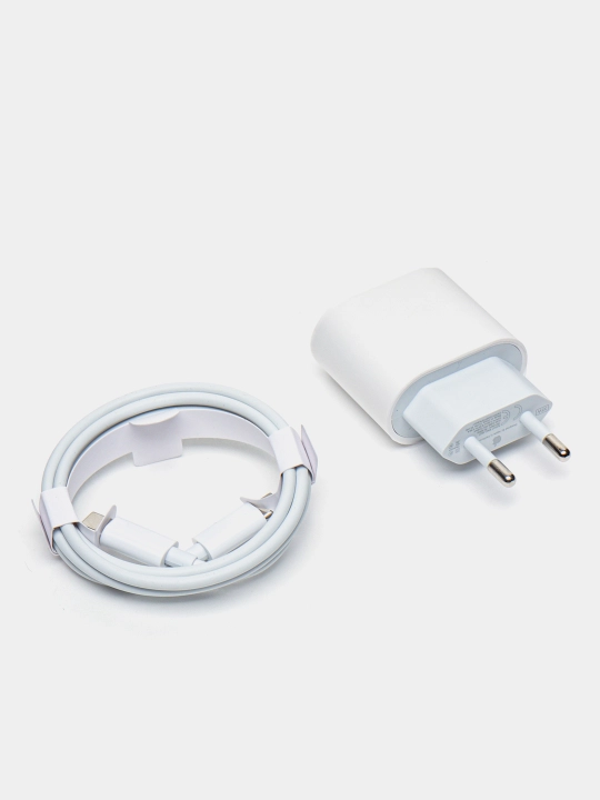 Зарядное устройство для iPhone 15, блок Type-C, PD, кабель Type-C , Lightning, 35 Вт