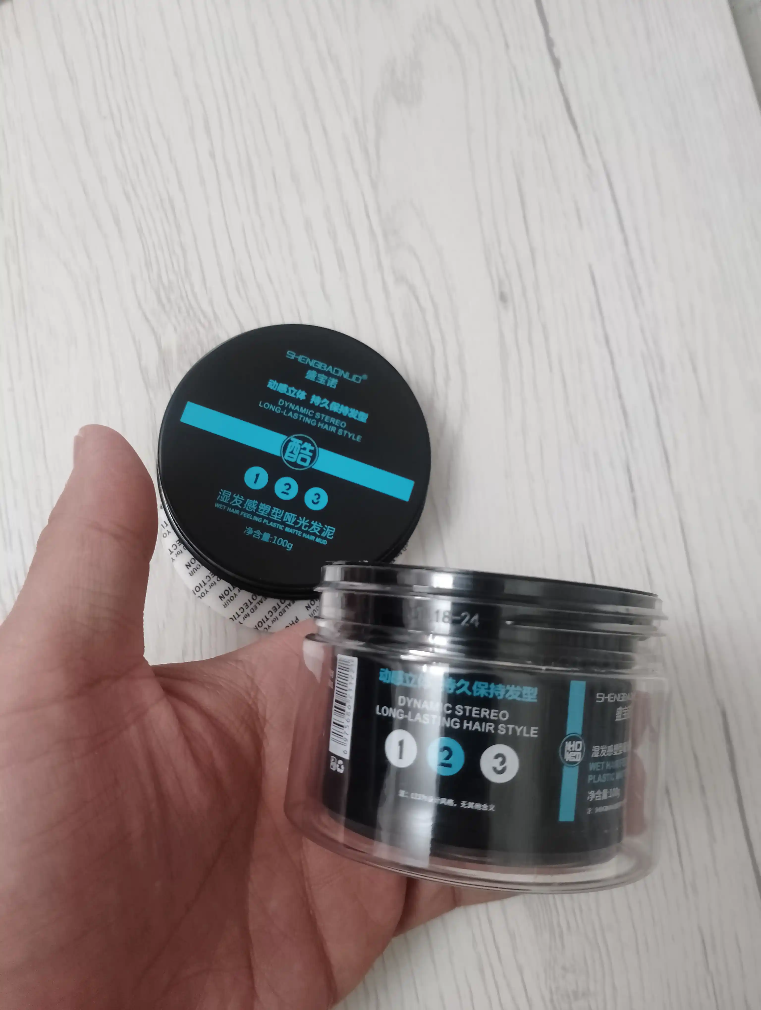 Soch va soqol uchun modellash pastasi mat effekt, 100 ml soch uchun gel vosk turmak uchun