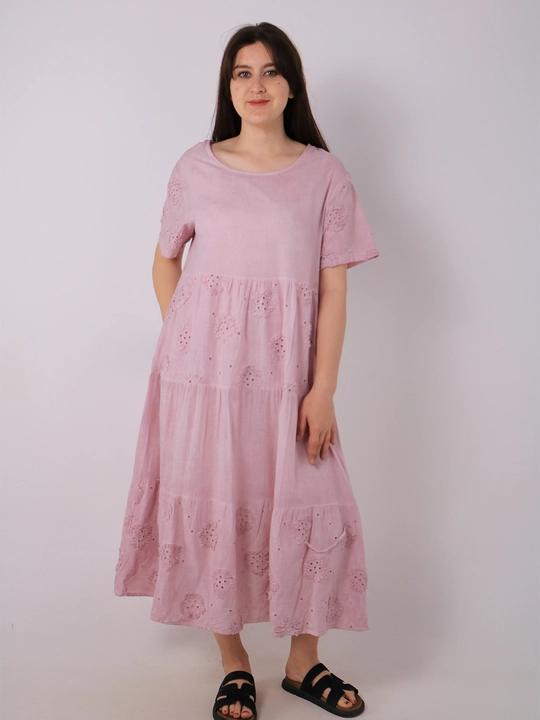 Женский сарафан из хлопка, свободный крой, универсальный размер M L XL, летний стиль
