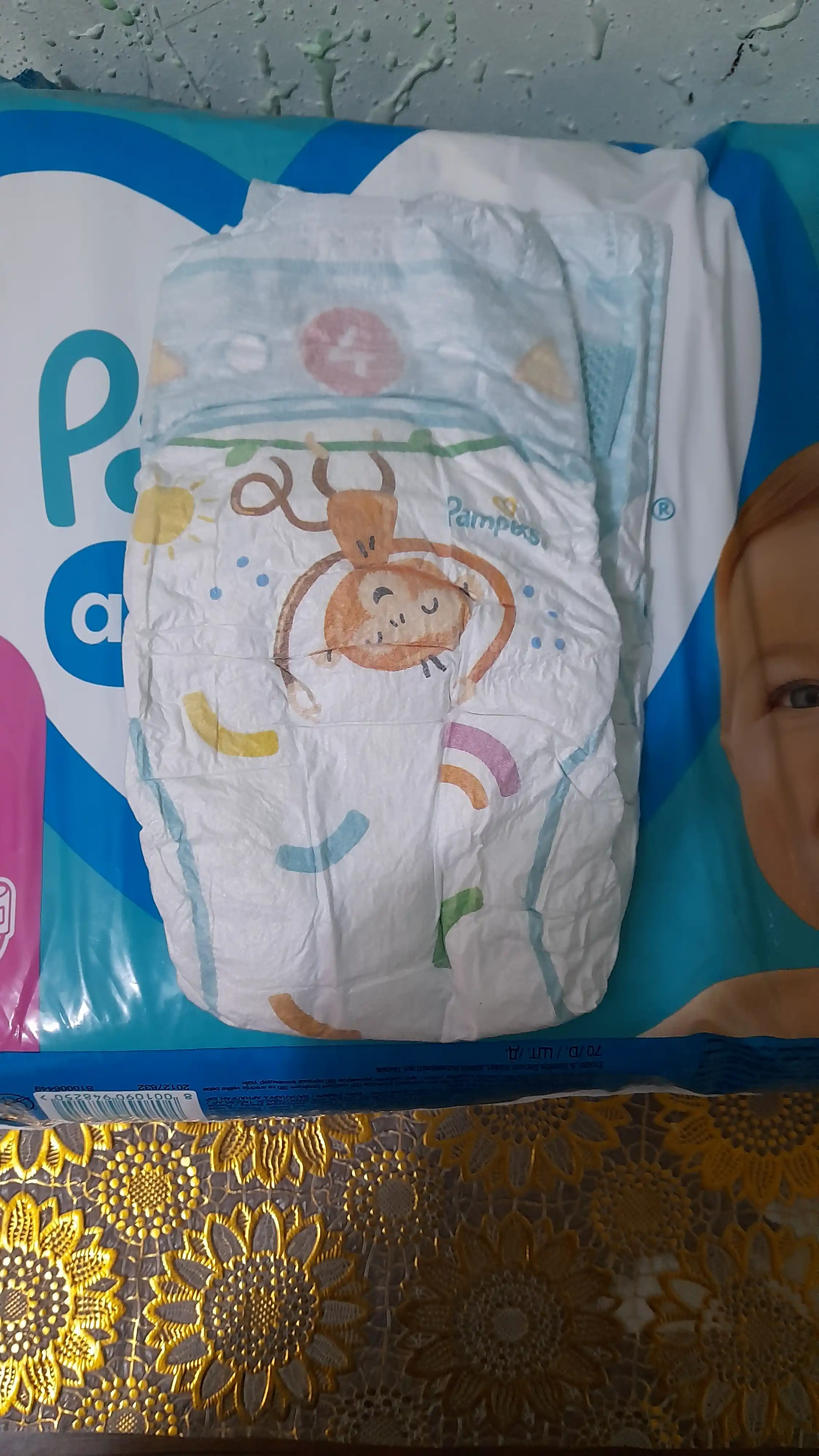 Подгузники для детей Pampers Active Baby, 4 размер, 9-14 кг, 70 шт
