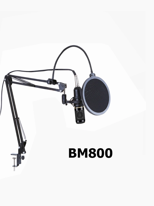Студийный акустический микрофон BM800 в комплекте с аксессуарами