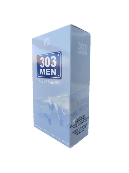 Erkaklar uchun Carlo Bossi 303 MEN parfyumlangan suvi, 100 ml