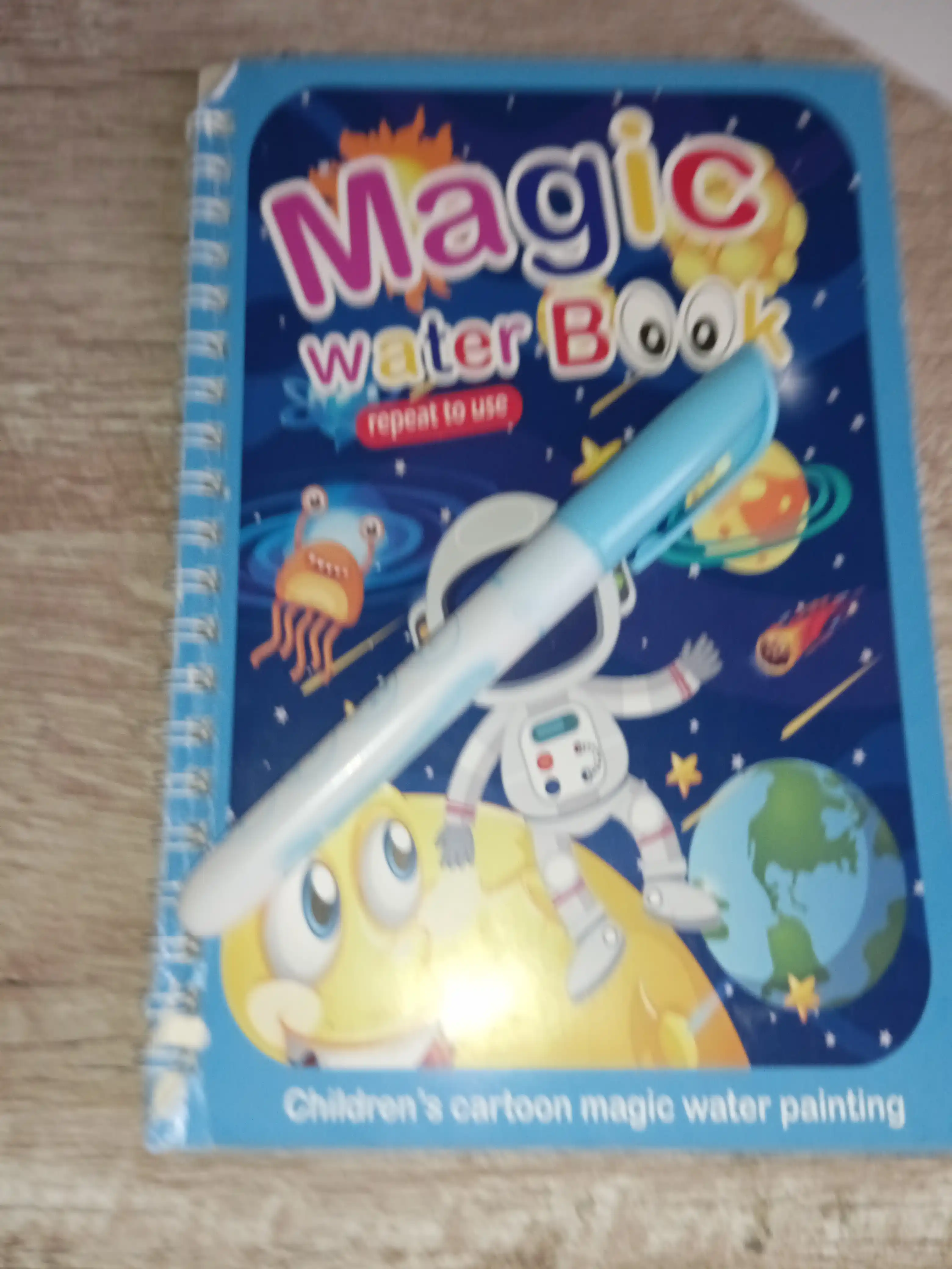 Magic Water Book qayta ishlatiladigan bolalar suv bo'yash kitobi