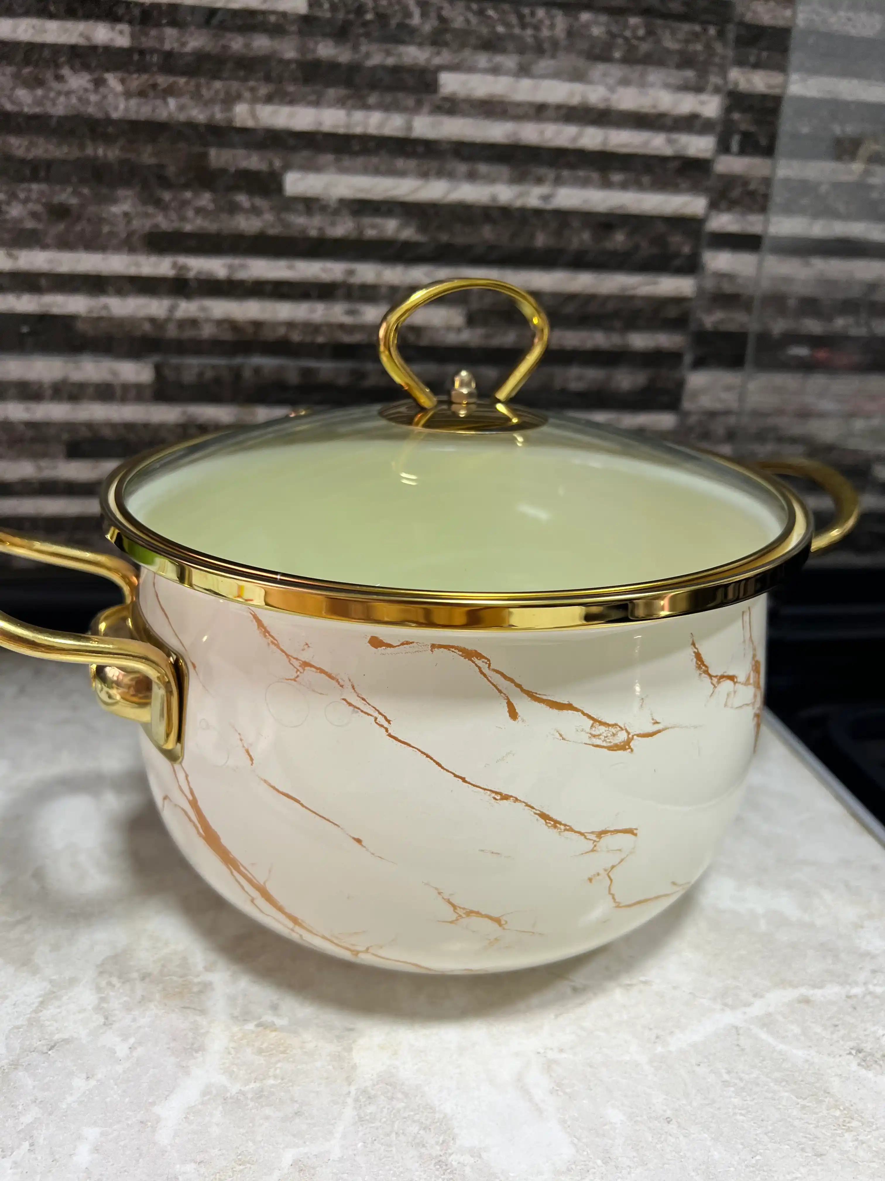 Кастрюля эмалированная,"CULICHEF" 18 * 11.5 cм - 2.0 л, 28 * 17 cм - 8.0 л