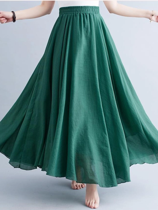 Ayollar uchun yubka, uzun jatka ELLY FASHION