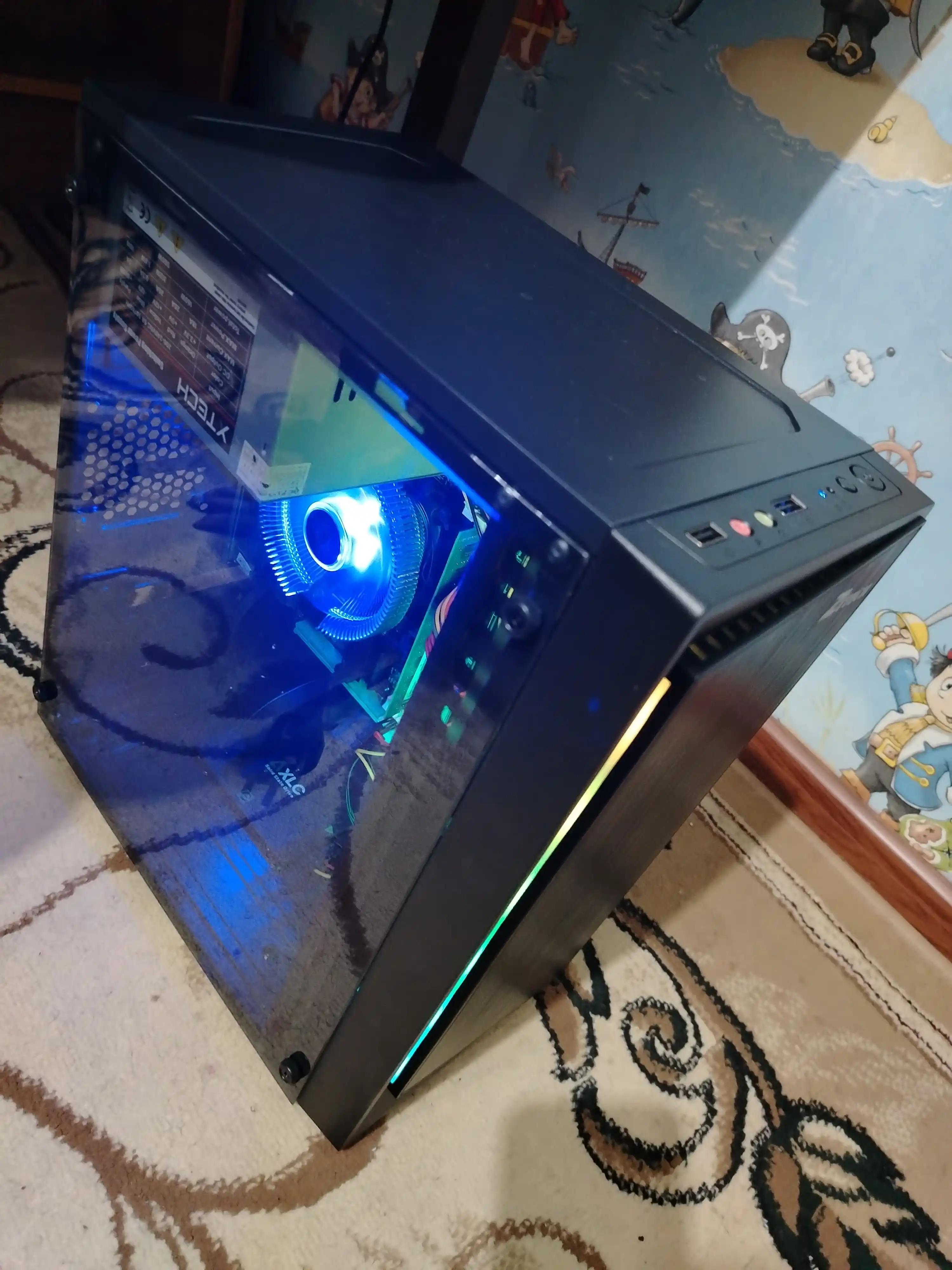 Готовый компьютер, системный блок Core i5, 8Gb ОЗУ, SSD 128 256 512Gb RGB кейс + бонус