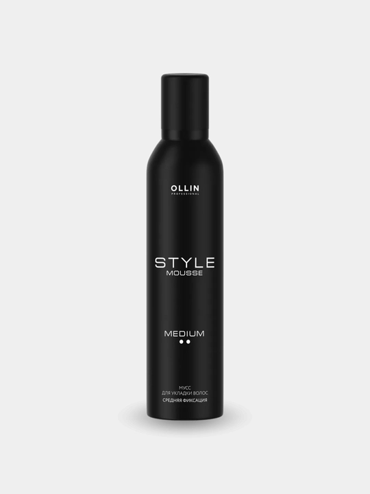 OLLIN STYLE soch turmagi muss, soch uchun ko'pik, penka, o'rtacha fiksatsiya 250 ml