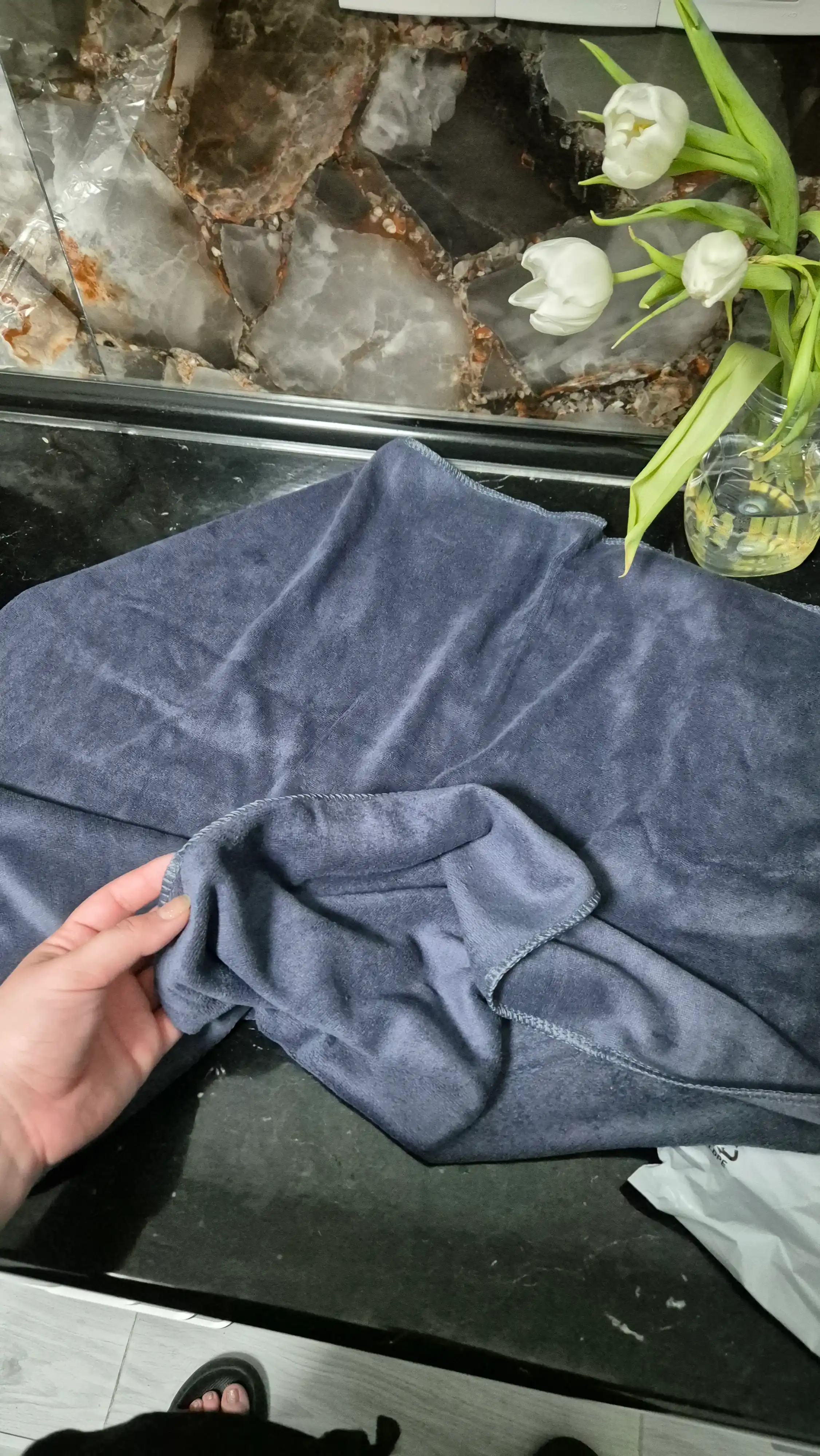 Универсальная тряпка для мытья пола, авто и дома, из микрофибры, 70 * 70 cм