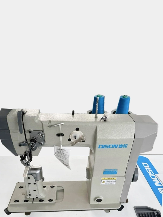 Dison DS-9910 kolonkovaya tikuv mashinasi, trubkali ilgakli chok, og‘ir materiallar uchun