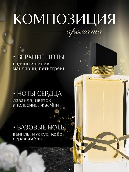 Ayollar uchun parfyumlangan suvi, Libre, 90 ml